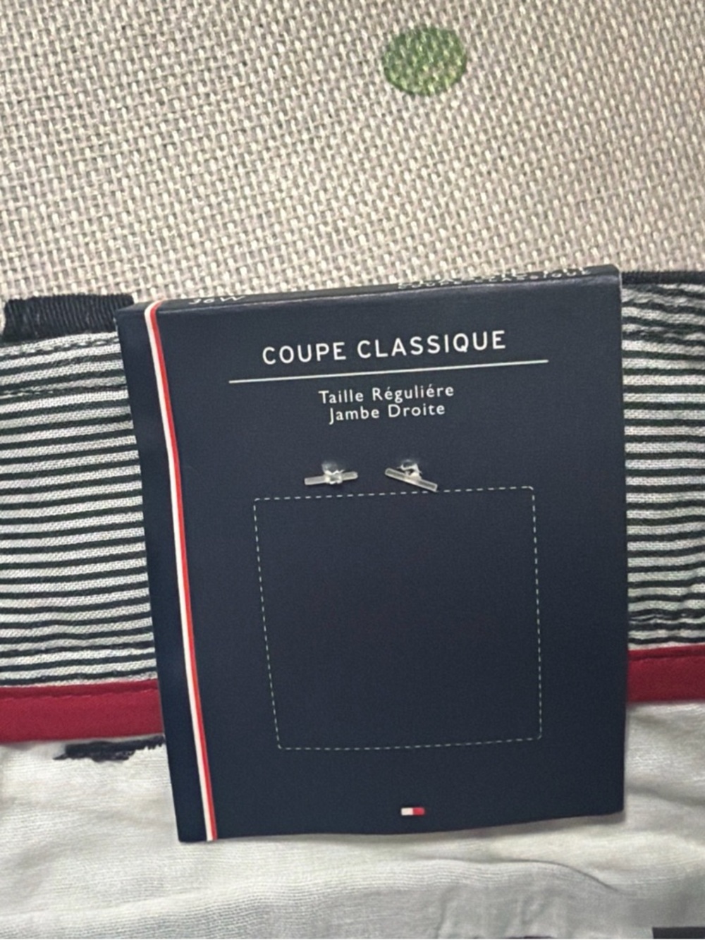 Tommy Hilfiger Navy Shorts with Red & White Trim